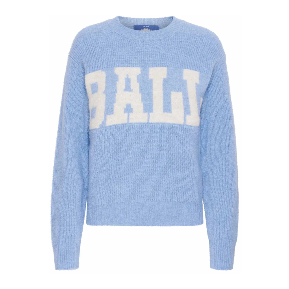 Ball Puderblå Pullover Tröja Blue, Dam