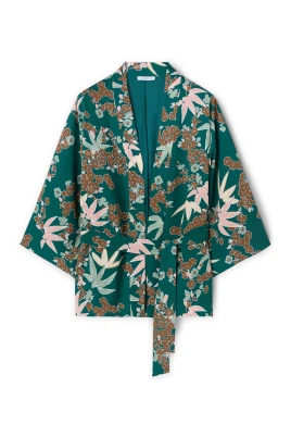Decò mönstrad kimono