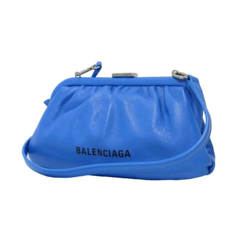 Balenciaga Vintage Pre-owned Leather balenciaga-bags Blue Dames