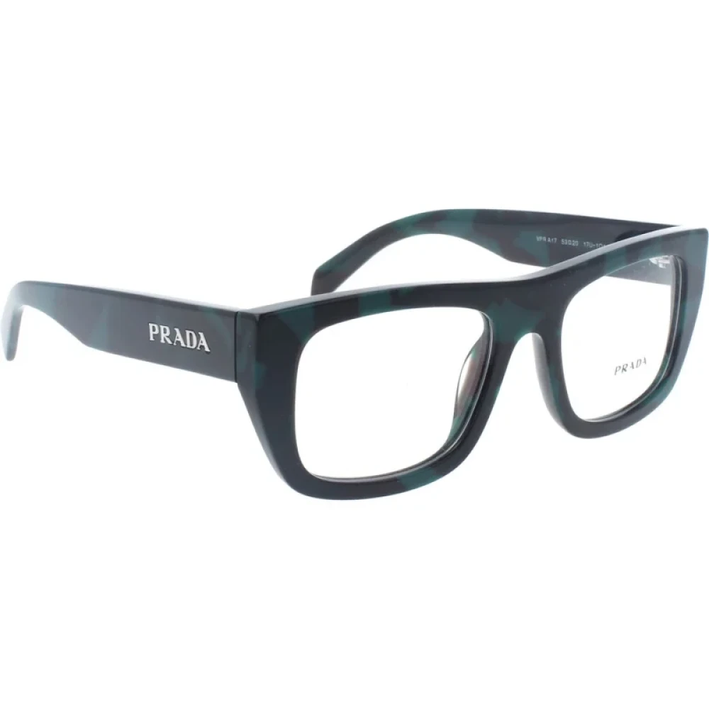 Prada Stijlvolle Zonnebril met Uniek Ontwerp Blue Dames