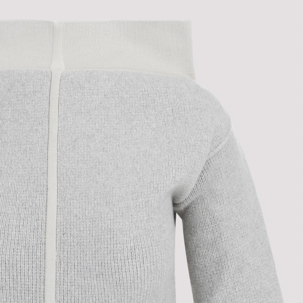 Rick Owens Cowl Pullover Gray Dames