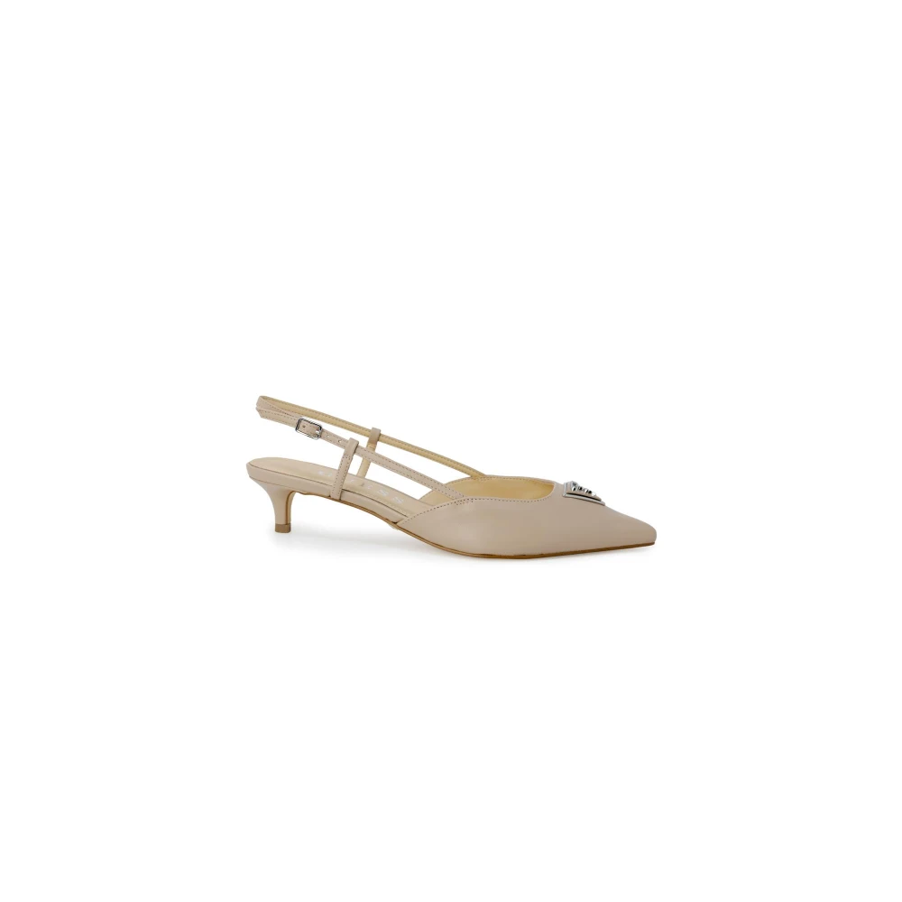 Guess Women's Beige Pointed Toe Pumps With Buckle/Bow