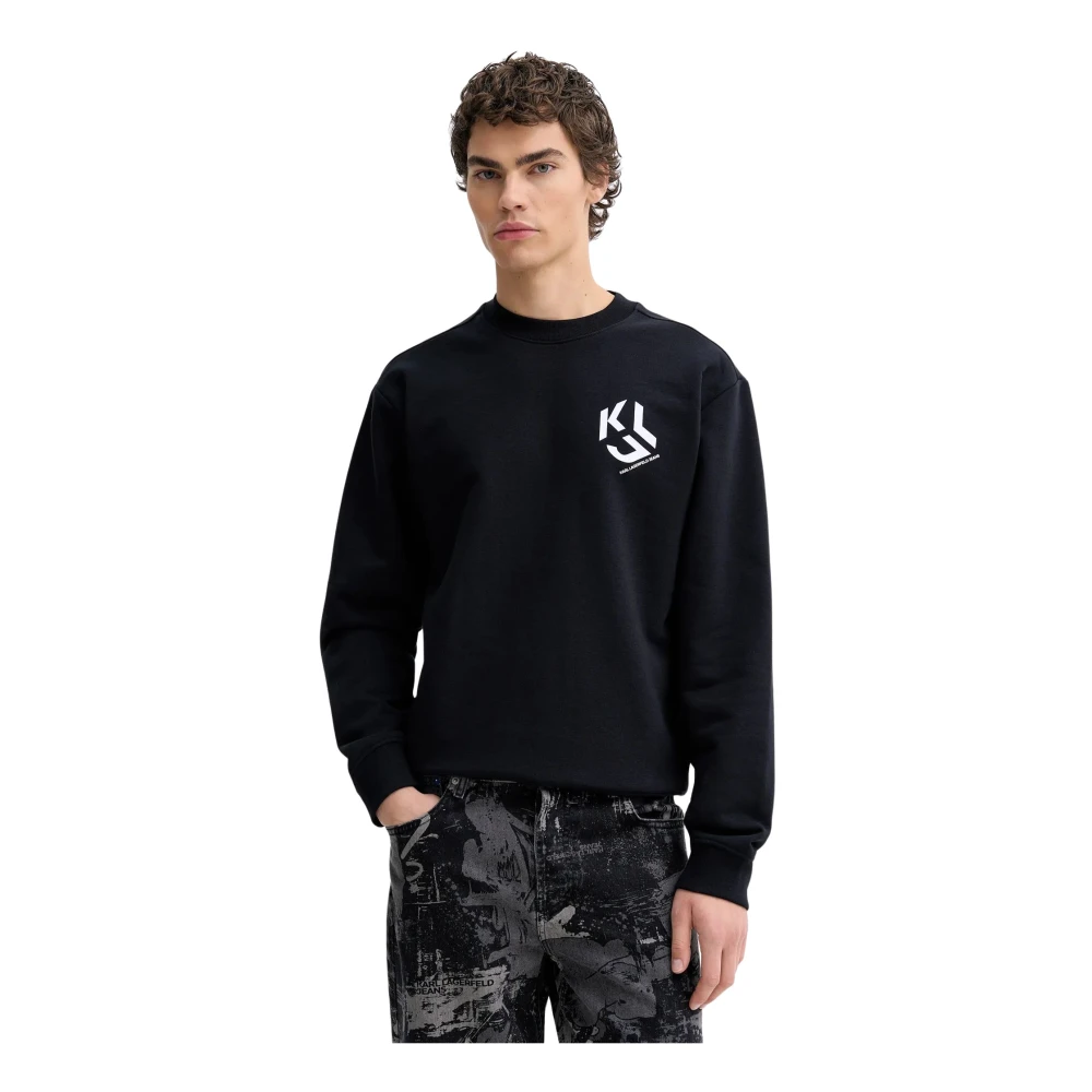 Karl Lagerfeld , Herren, Sweatshirts & Hoodies, Schwarzk, M