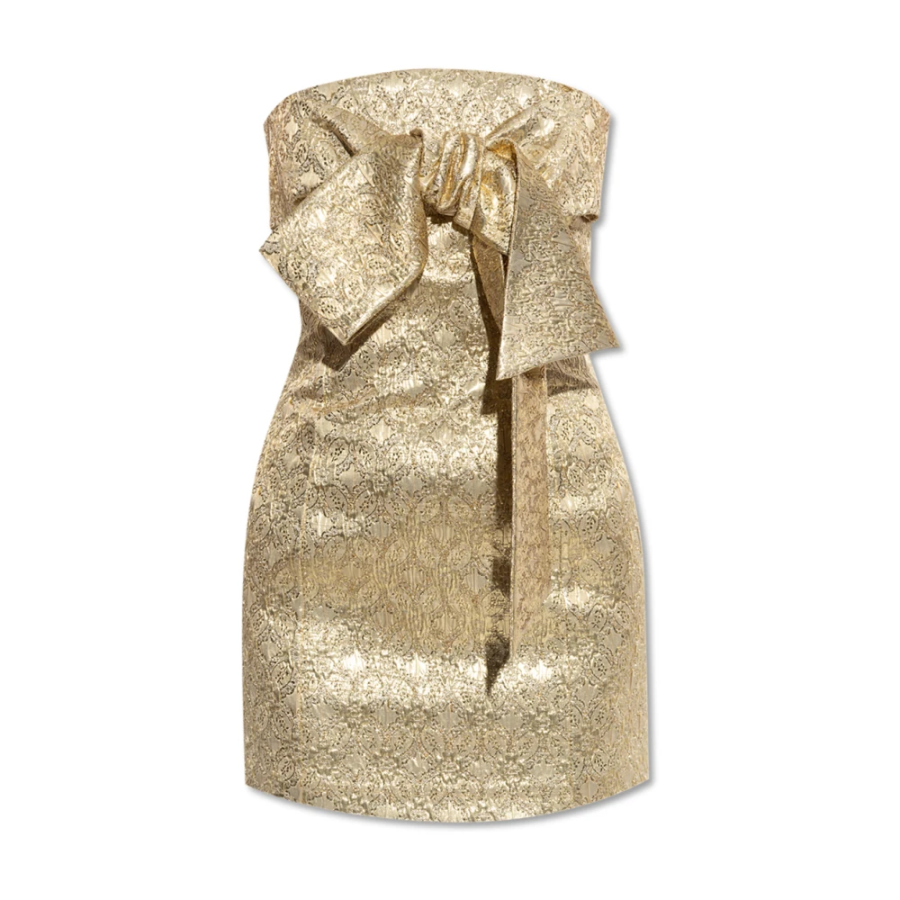 Dsquared2 Korte jurk met blote schouders Yellow Dames