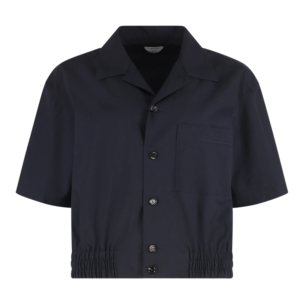 Bottega Veneta Women's Blue Shirts, Xs, Wool Shirt