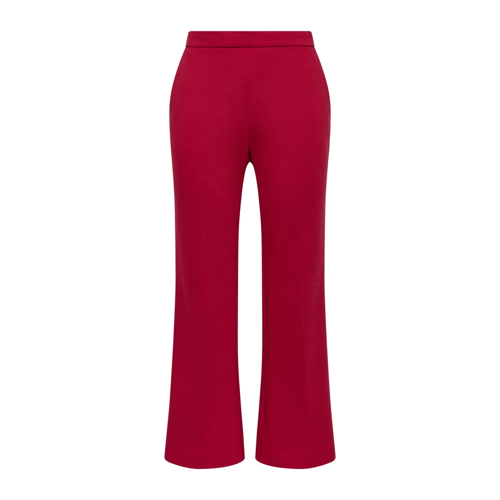 Maliparmi Comfy Jersey Broek Red Dames
