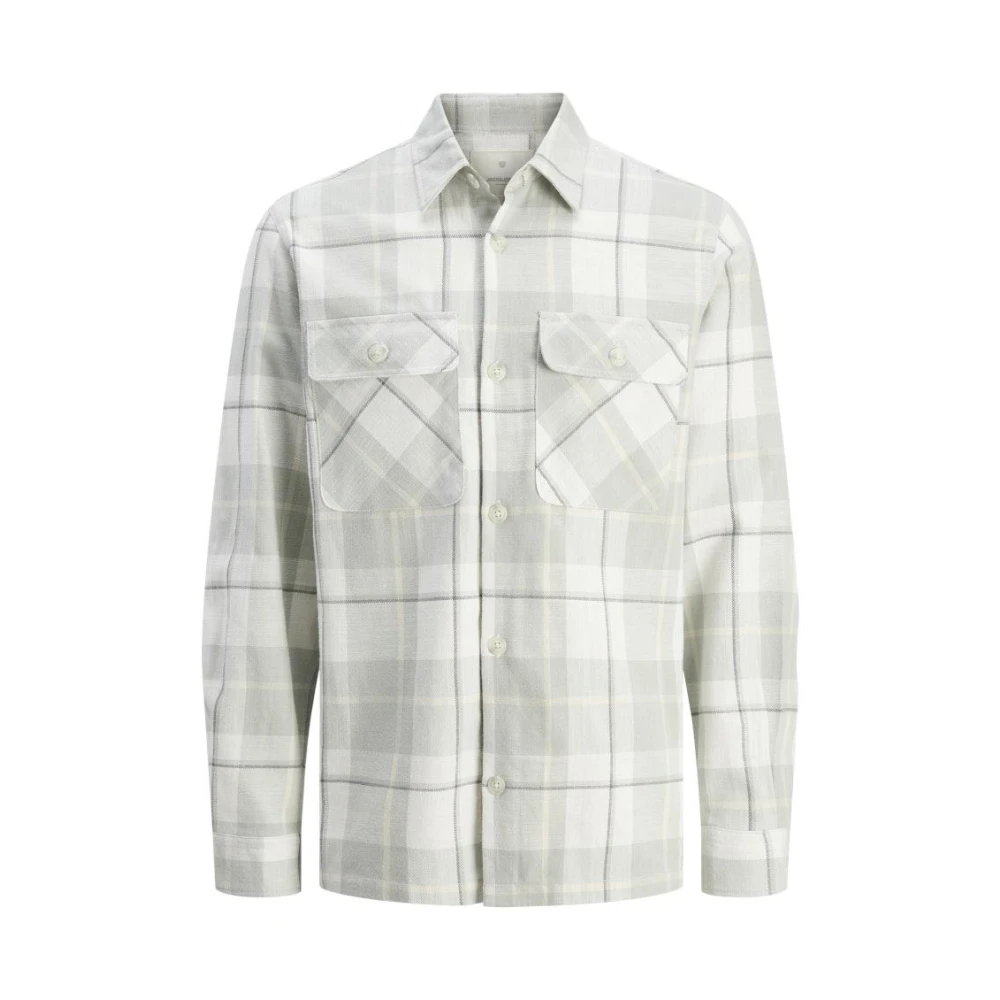 Jack & jones Lente Check Overshirt Green Heren