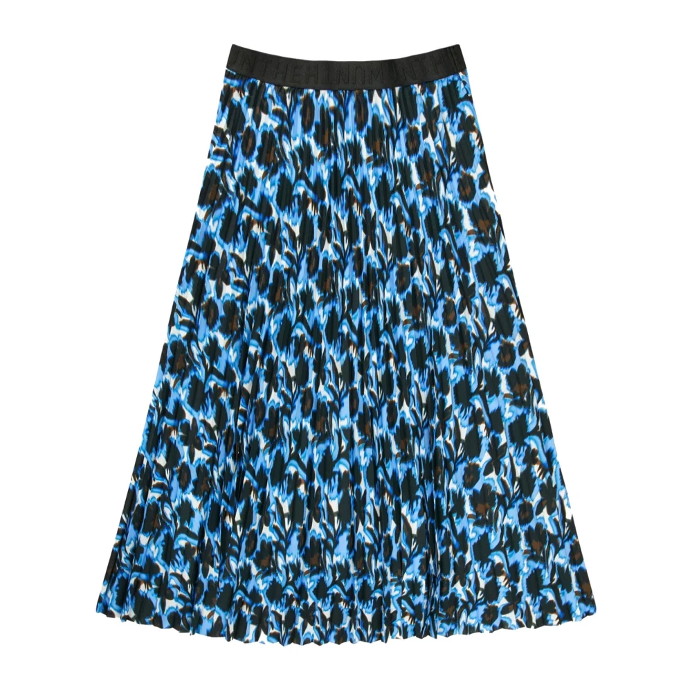 Munthe Geplooide Rok Charming Blauw Multicolor Dames