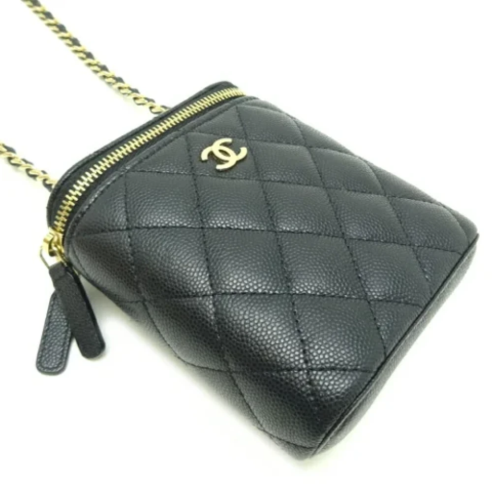 Chanel Vintage Pre-owned Fabric chanel-bags Black Dames