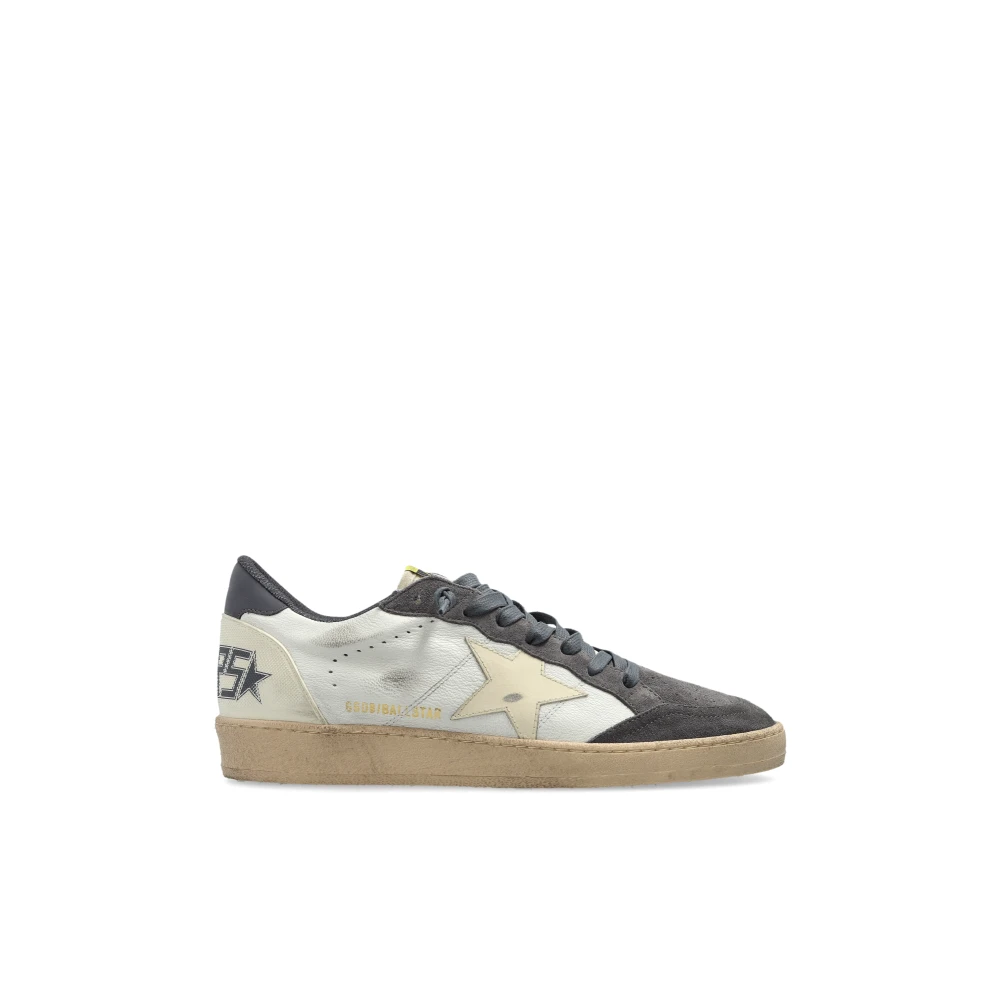 Golden Goose Men's White Sneakers, 9 Uk, Ballstar Trainers