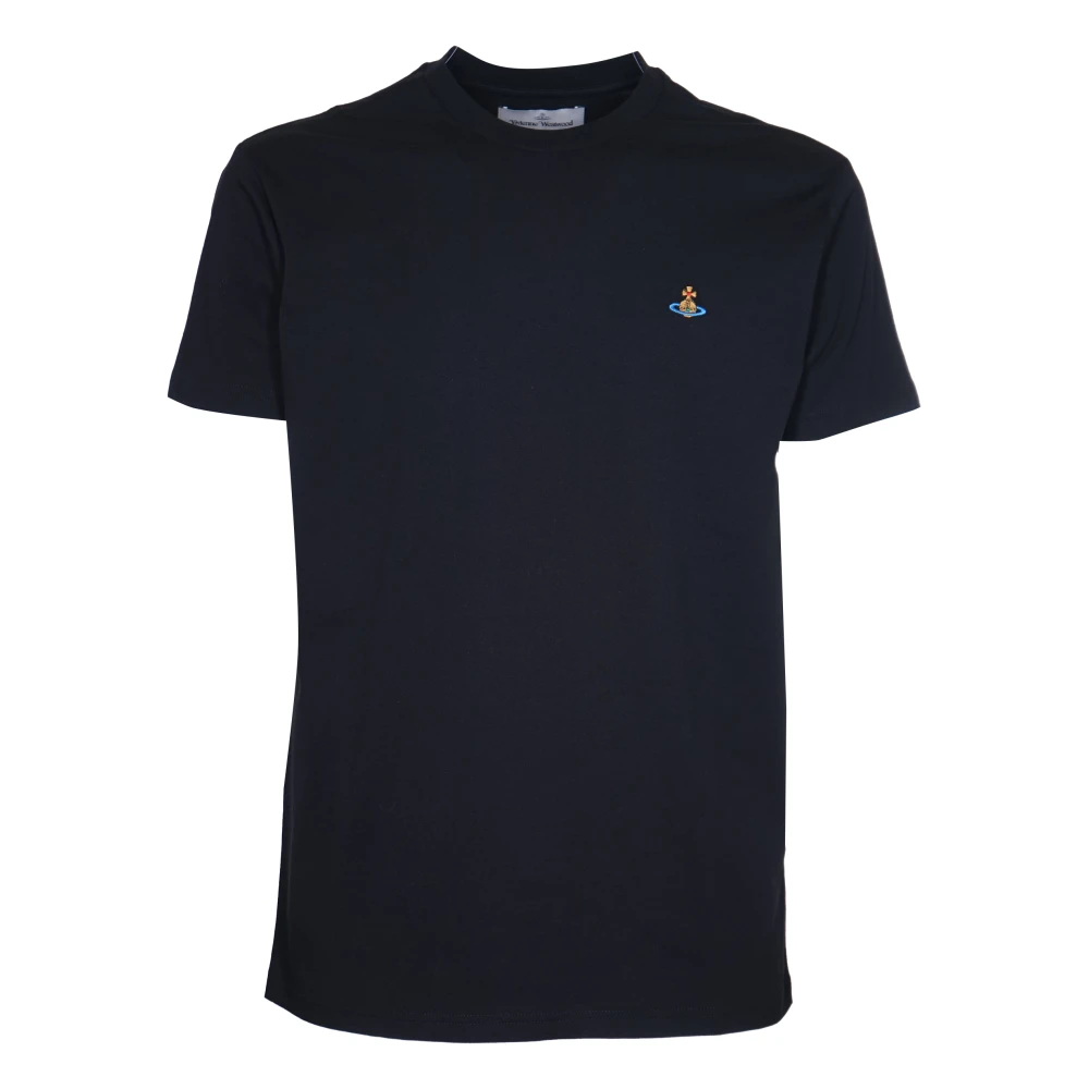 Vivienne Westwood Klassieke Multicolor Orb T-shirts en Polo's Black Heren
