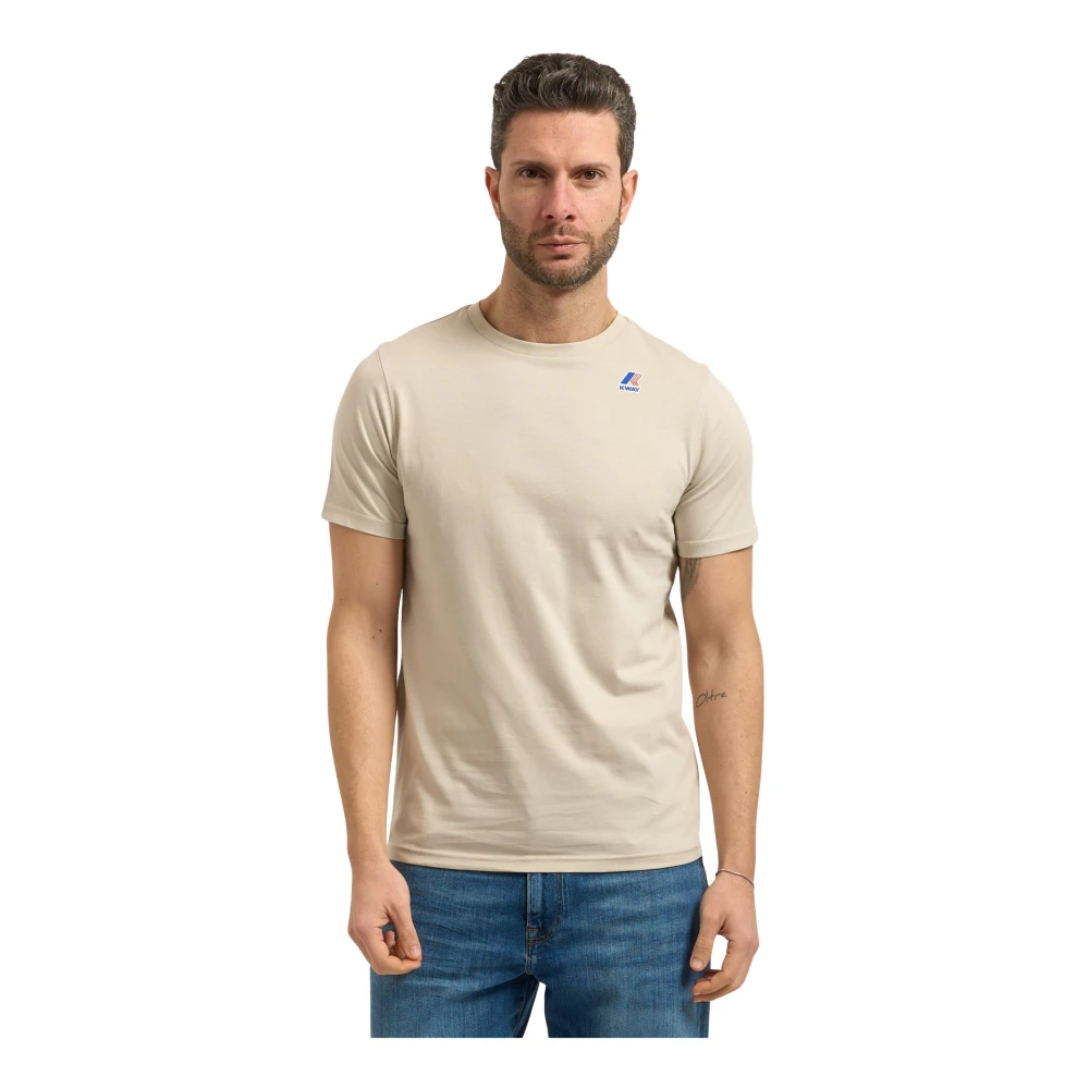 K-Way Men's Beige T-Shirts And Polos - T-Shirts - Xl - Tops