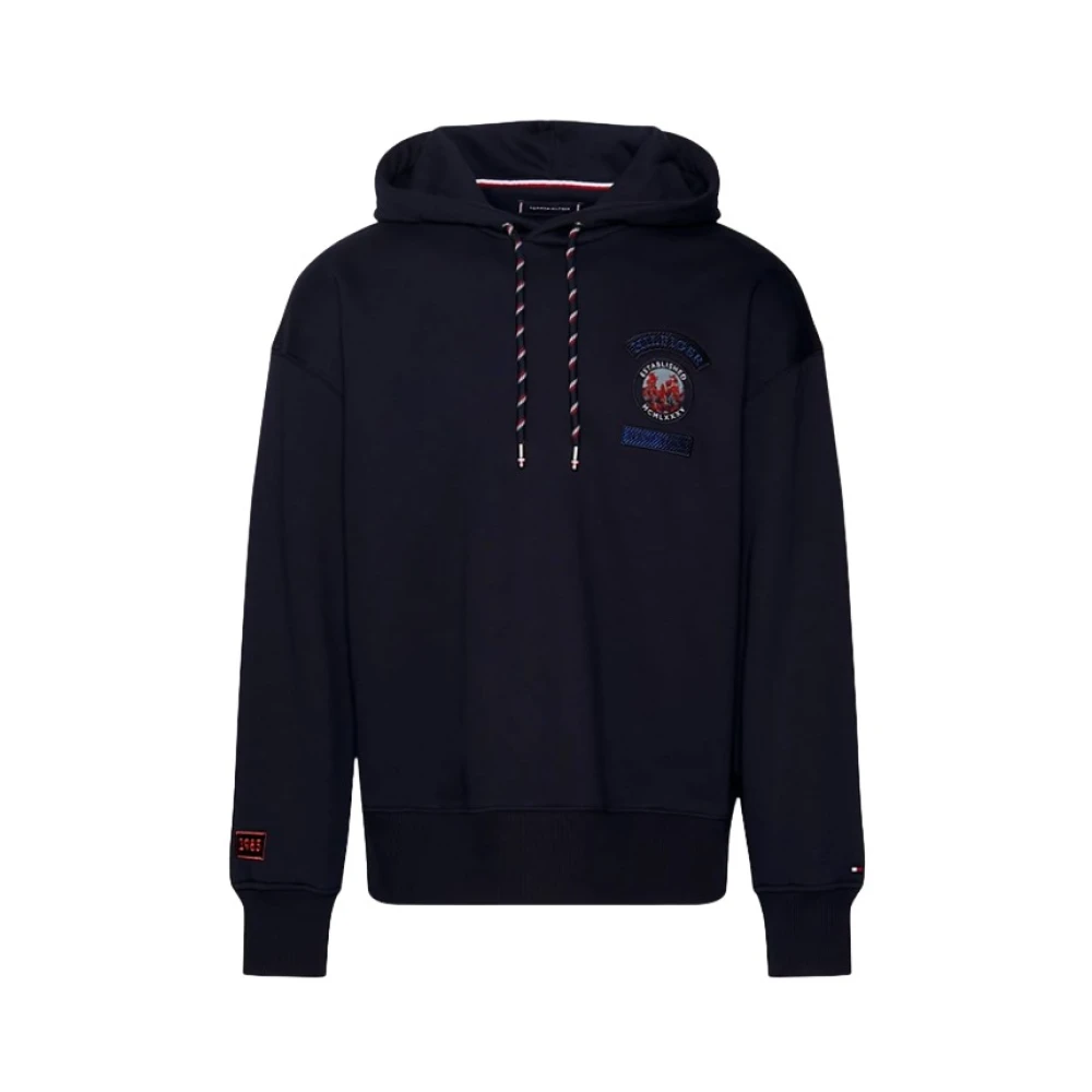 Tommy Hilfiger Woestijnlucht Hoody met capuchon Blue Heren