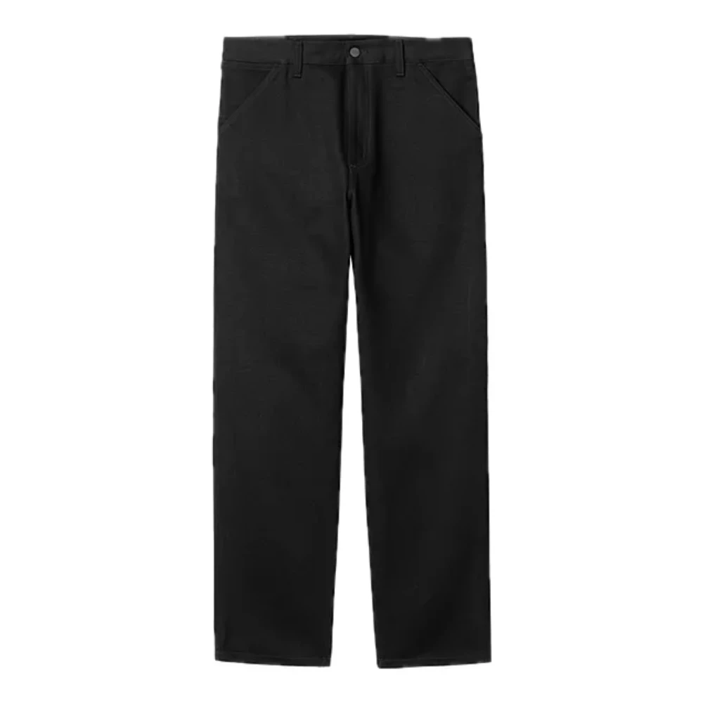 Carhartt Wip Men's Black Classic Work Pant - Straight Trousers - W33 L30 - Trousers