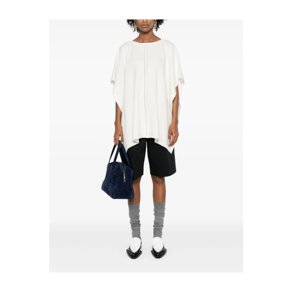 Fabiana Filippi Wit Outerwear Aw24 White Dames