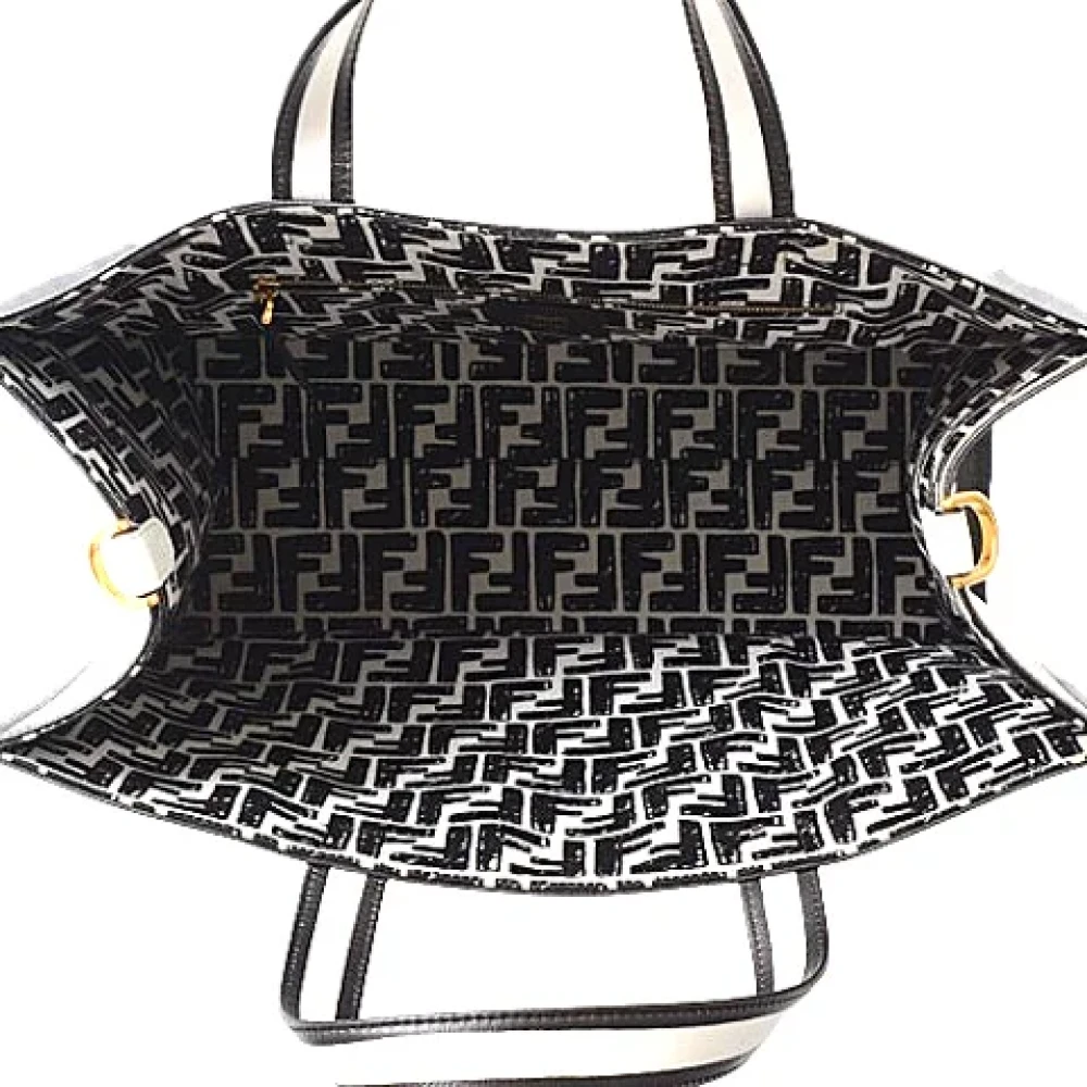 Fendi Vintage Pre-owned Canvas fendi-bags White Dames