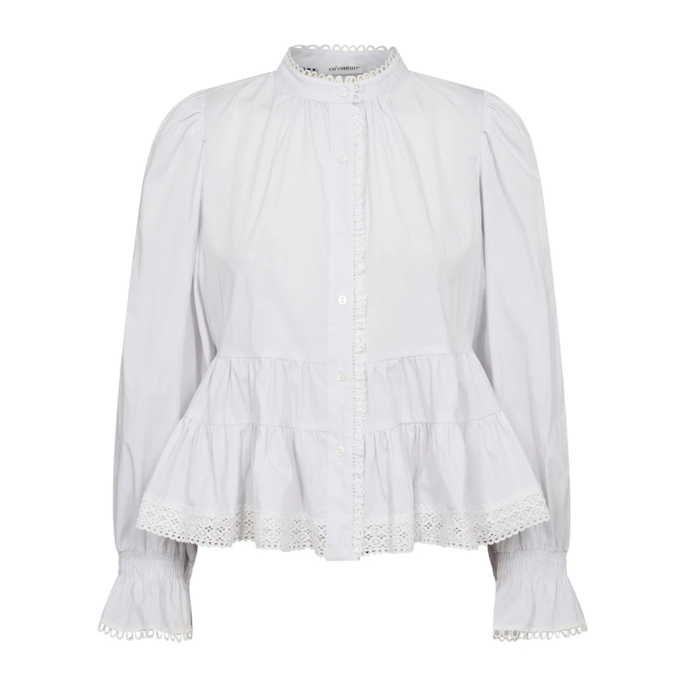 Co'Couture Shirt met mooie details White Dames