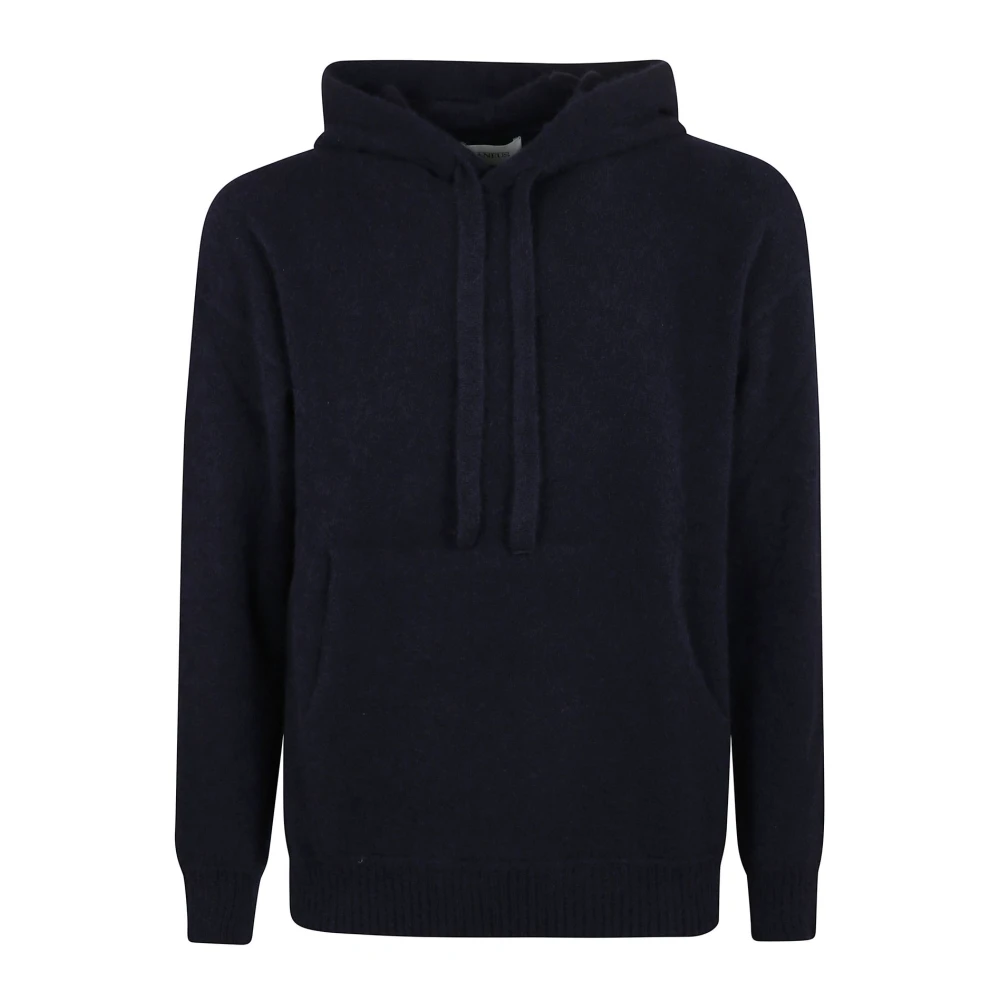 Laneus Luxe Cashmere Hoodie Black Heren
