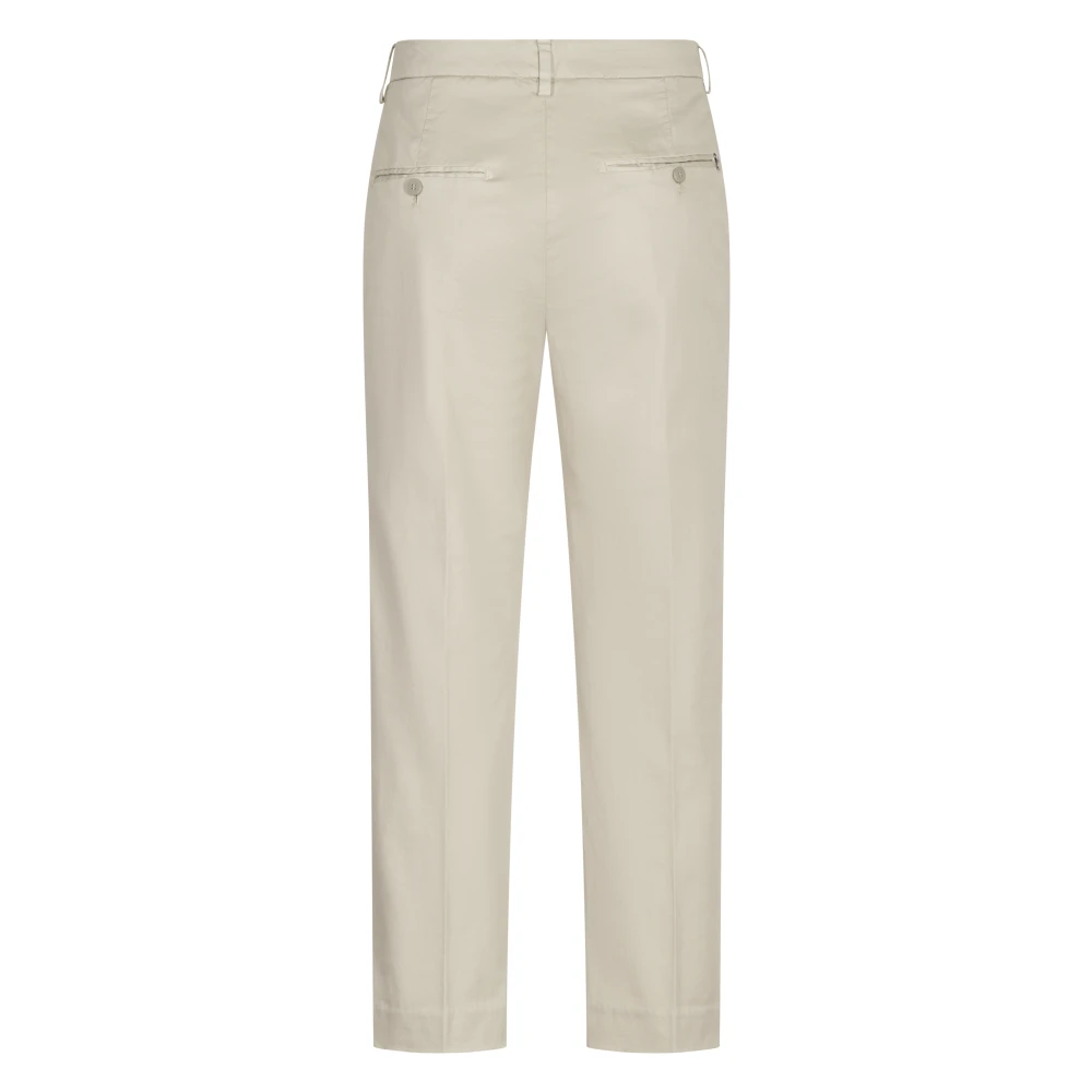 Dondup Nima ZIP Broek White Dames