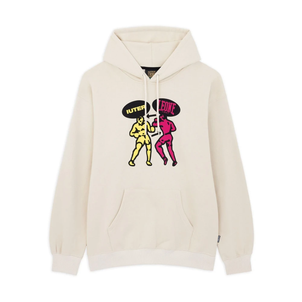 Iuter Katoenen Gebreide Kleding en Sweatshirts Fighters Hoodie Beige Heren