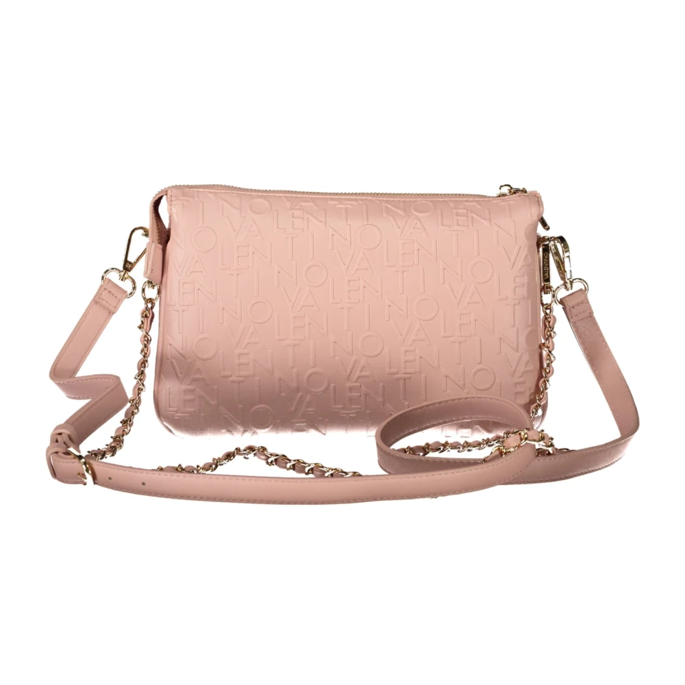 Valentino by Mario Valentino Roze Dames Schoudertas Contrast Details Pink Dames