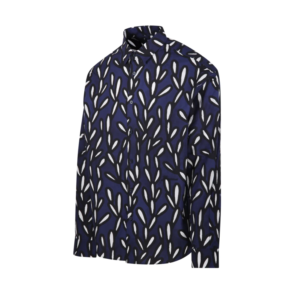 Jacquemus Navy Black Simon Overhemd Blue Heren