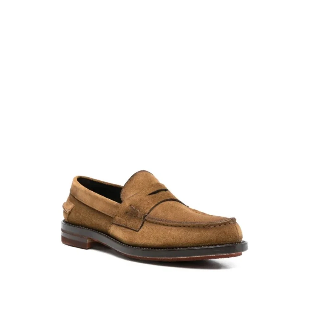 Fabi Men's Brown Calfskin Loafer - Loafers - 6 Uk - Shoes
