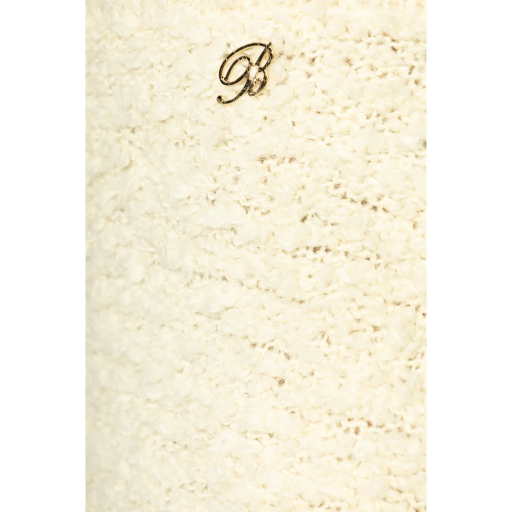 Blumarine Rok met logo Beige Dames