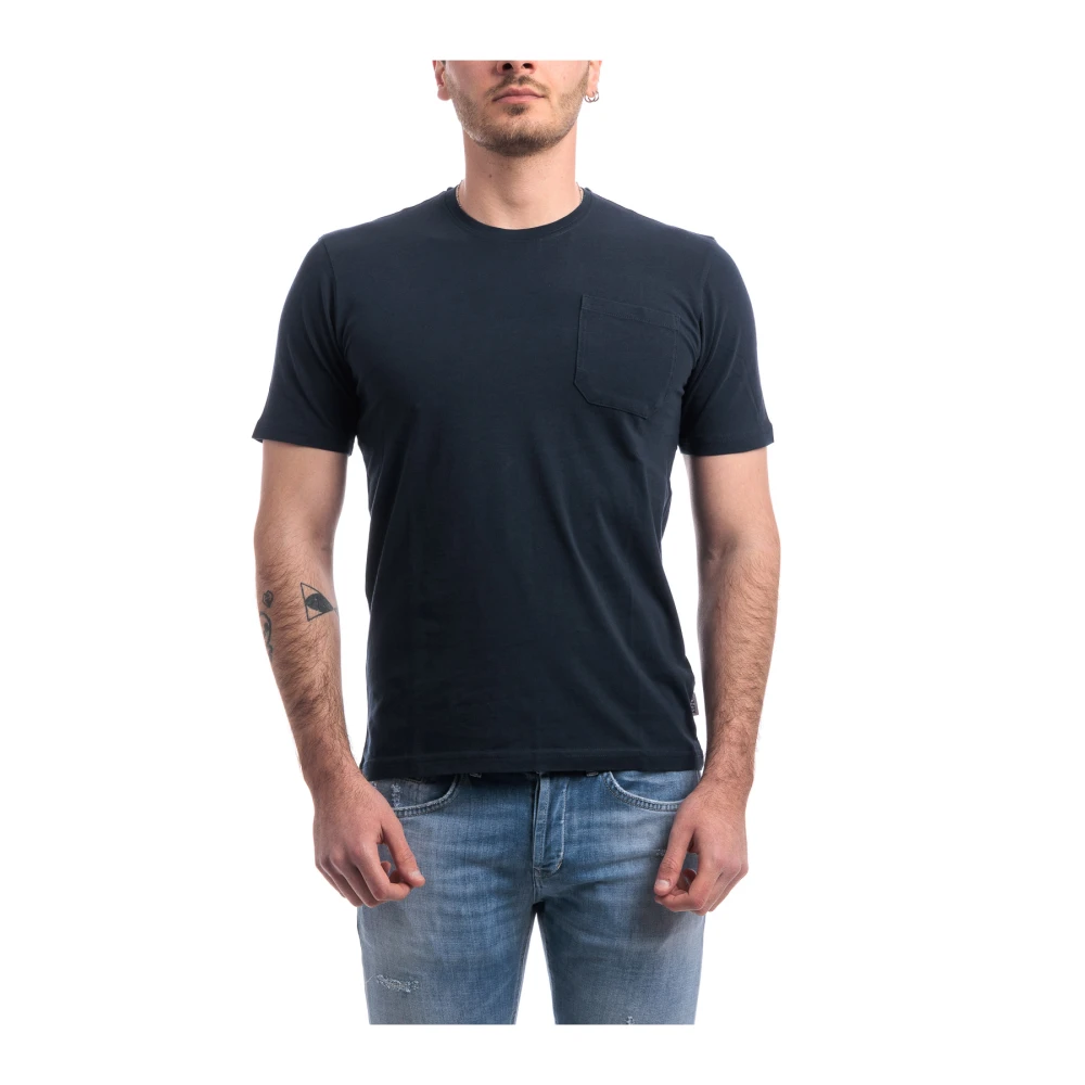 Aspesi Klassiek T-shirt Blue Heren
