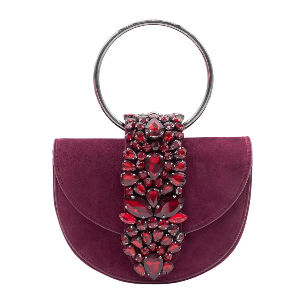 Alma en Pena Maan Clutch Tas Red Dames