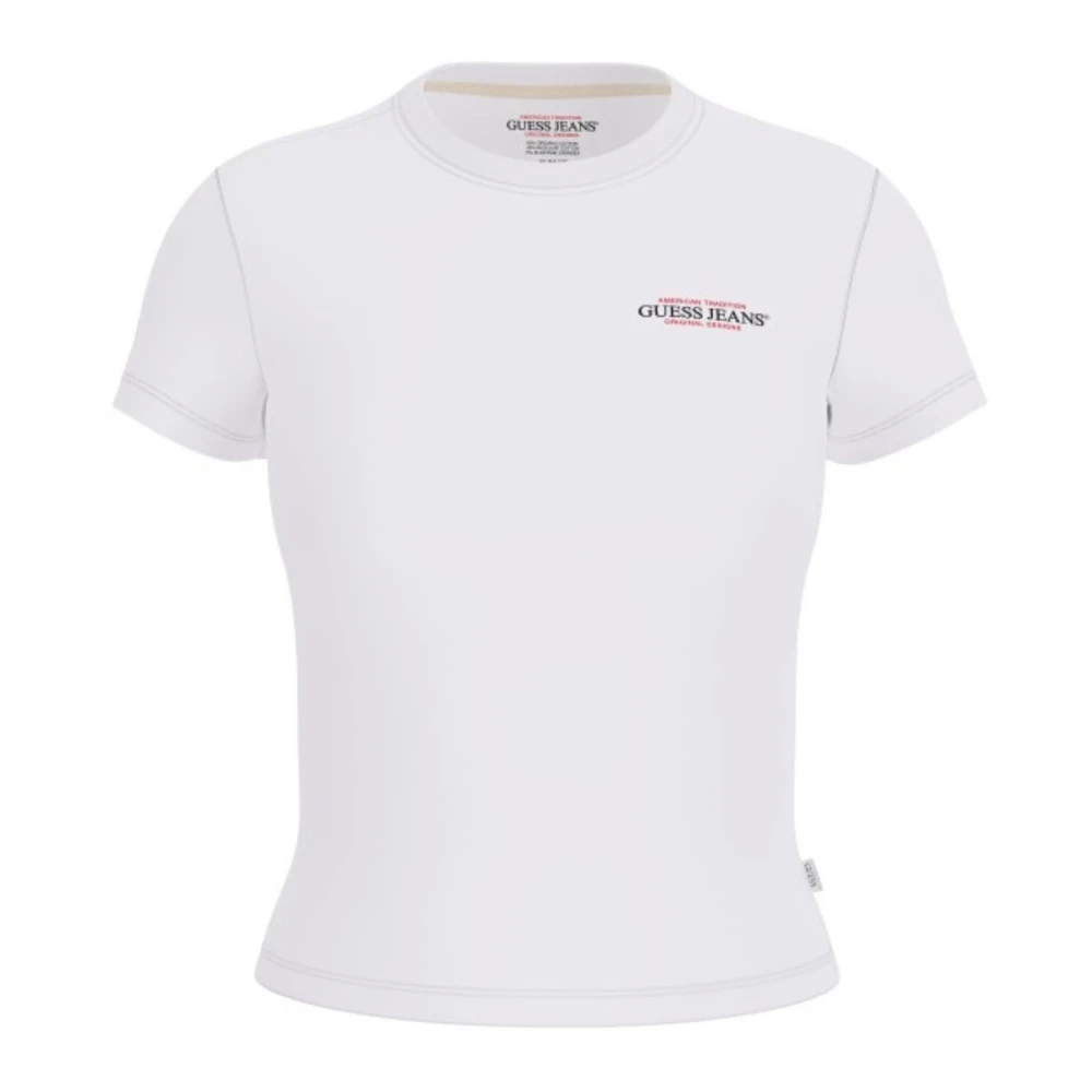 Guess - Tops > T-Shirts - White - Guess - Modalova