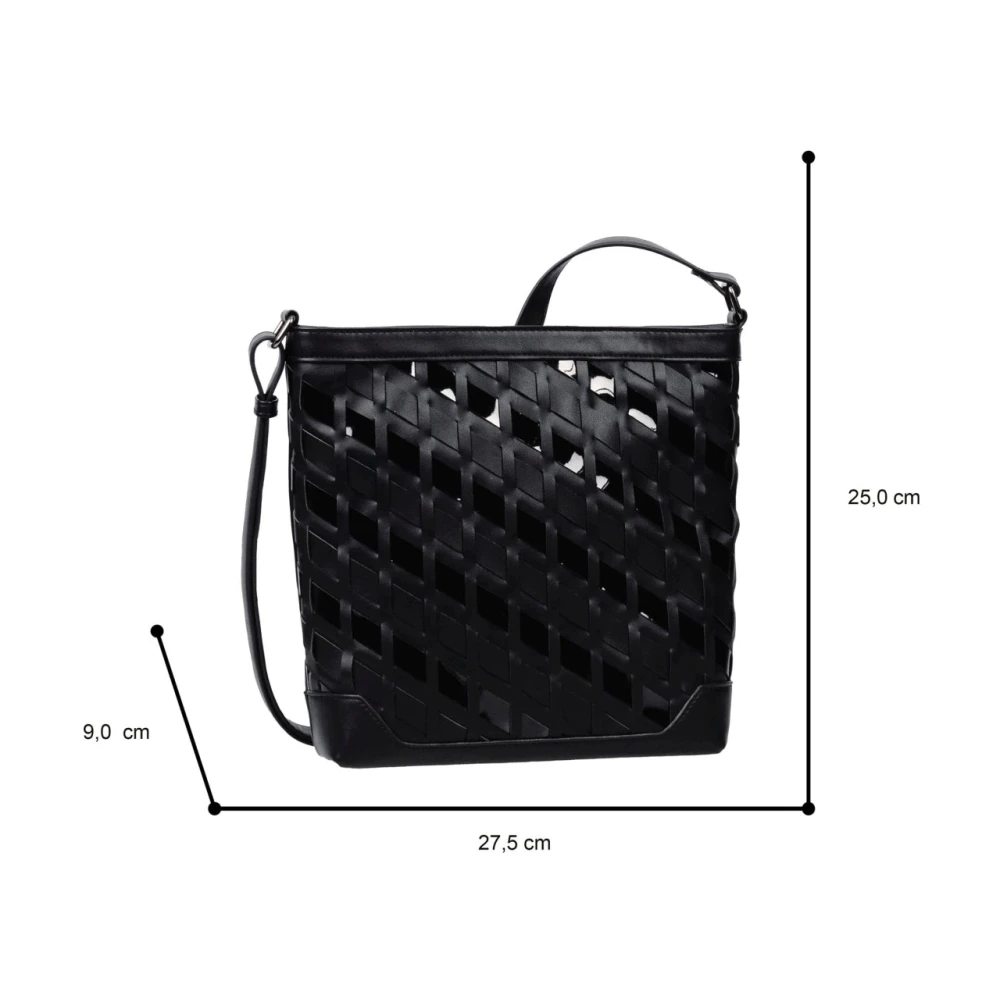 Gabor Zwarte Lilien Crossbody Tas Black Dames