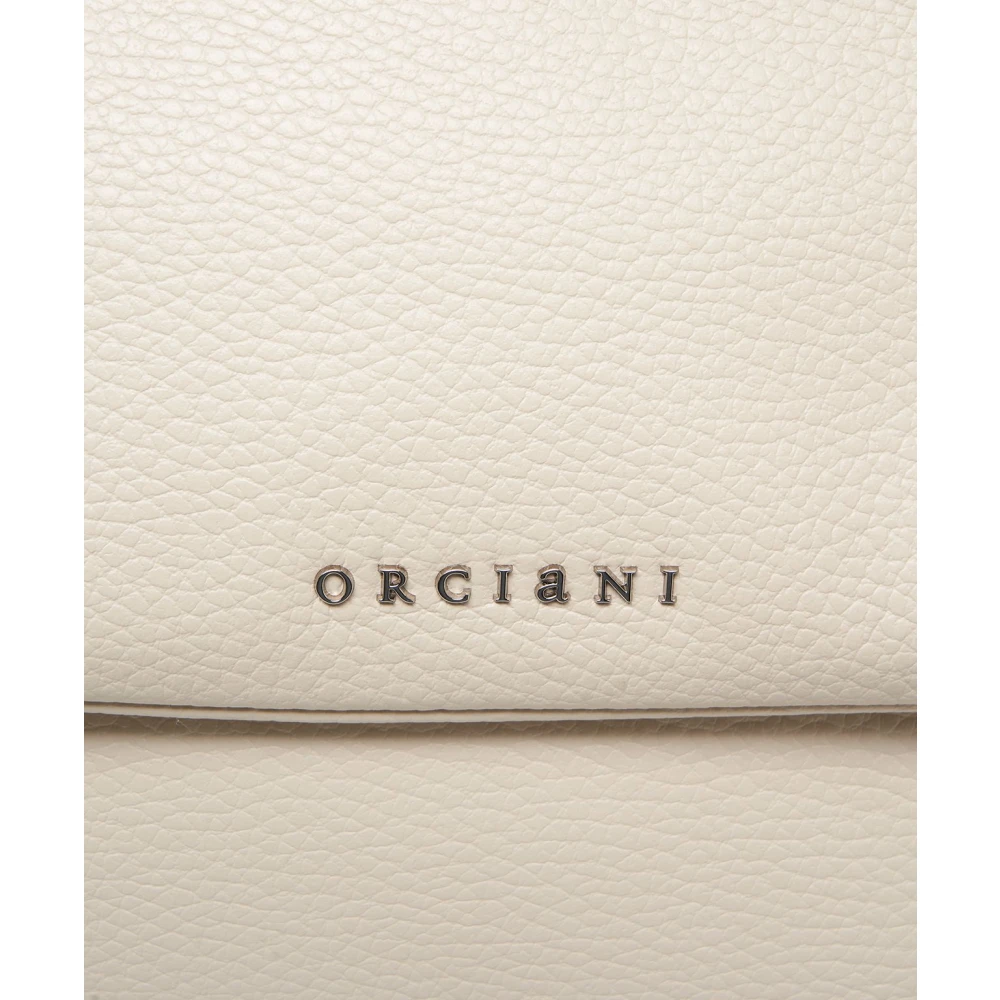 Orciani Beige Leren Handtas Sveva Beige Dames