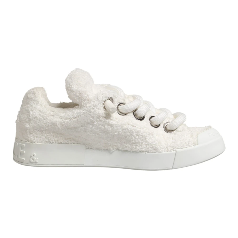 Dolce & Gabbana Women's White Sneakers, 11 Uk, Low Top Trainers