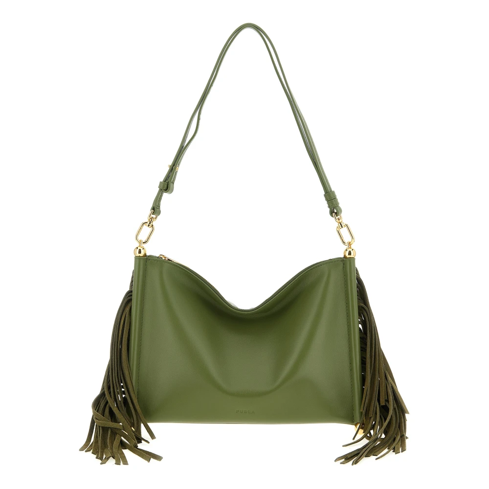 Furla Damen Grün Sfera Soft Mini Schultertasche