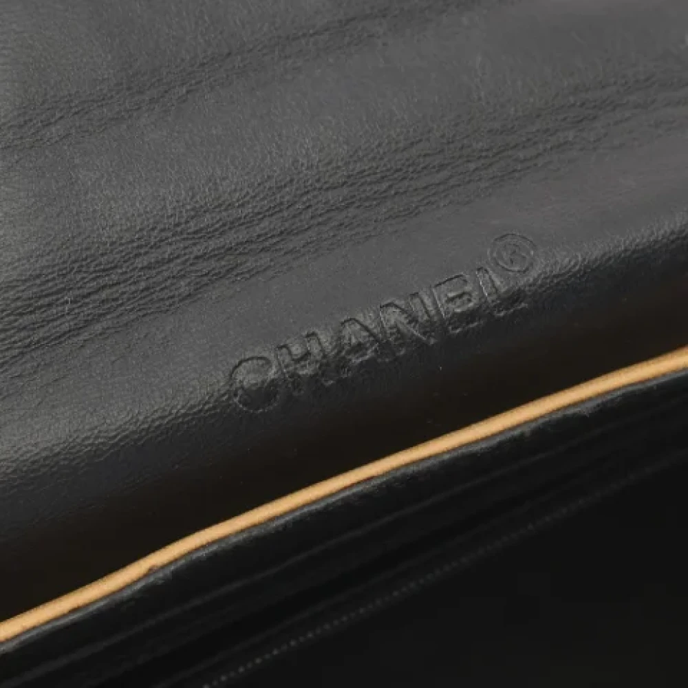 Chanel Vintage Pre-owned Leather shoulder-bags Beige Dames