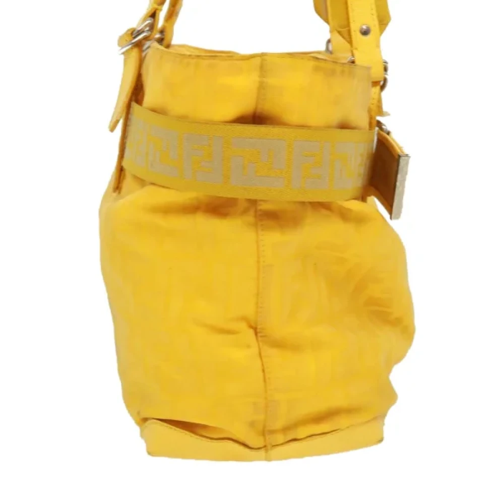 Fendi Vintage Pre-owned Nylon fendi-bags Yellow Dames