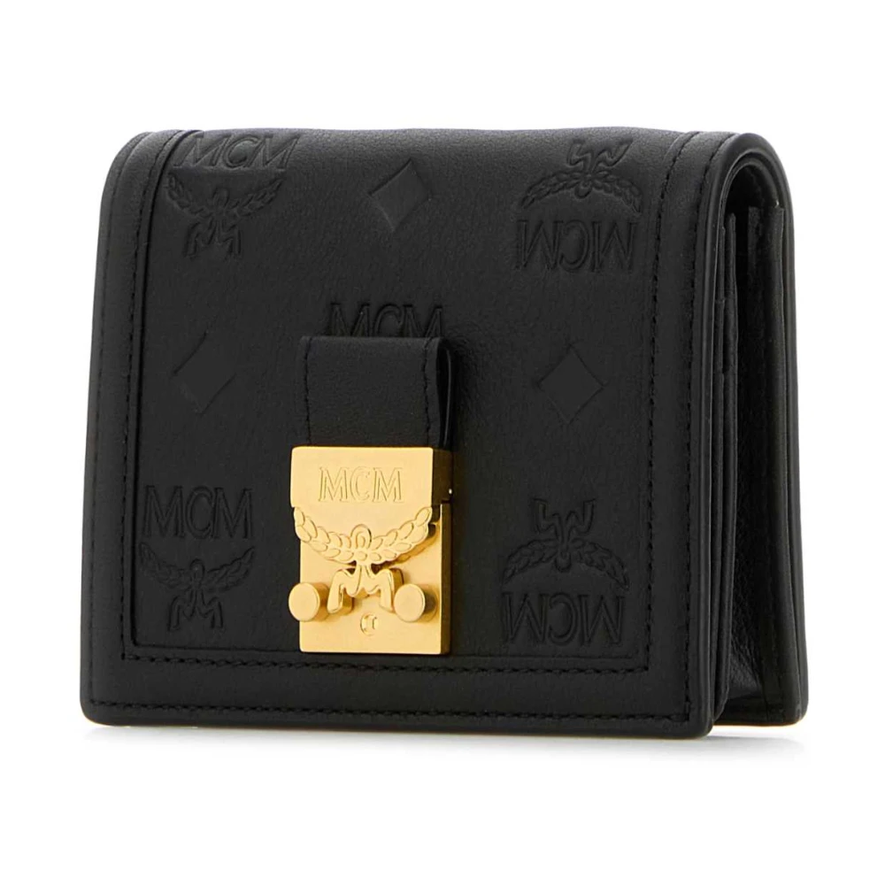 MCM Canvas Mini Tracy Portemonnee Black Dames