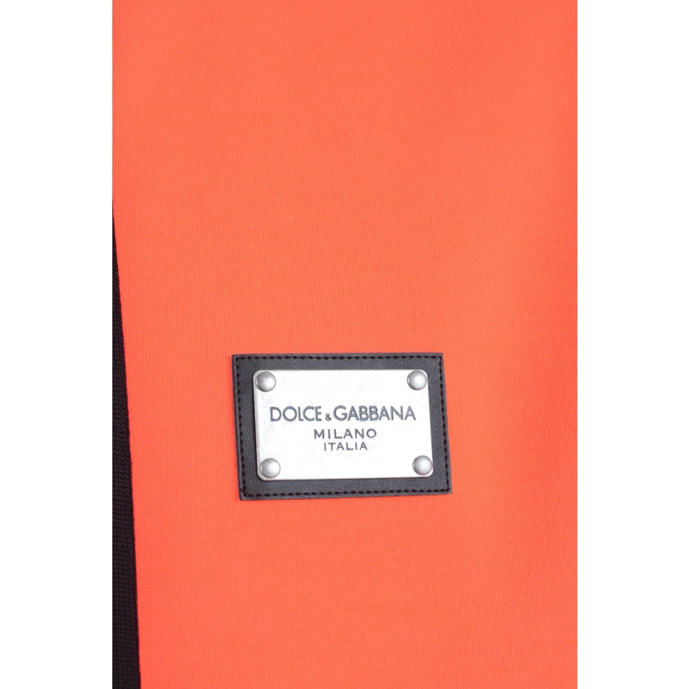 Dolce & Gabbana Heren Fluor Hoodie Pink Heren
