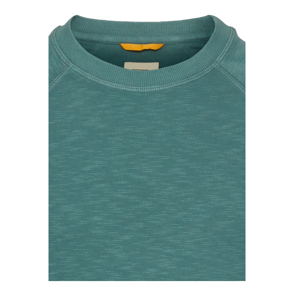 camel active Sweatshirt van puur katoen Green Heren