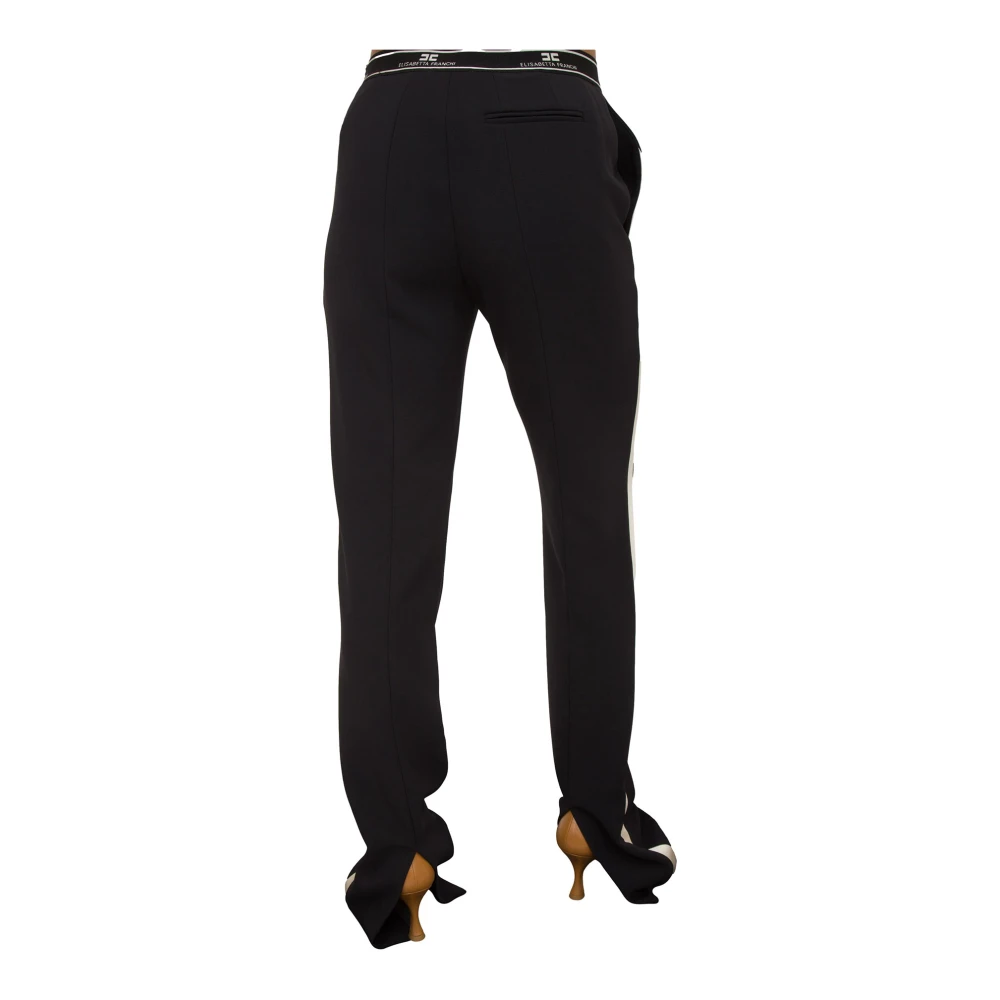 Elisabetta Franchi Stijlvolle Broek voor Vrouwen Black Dames