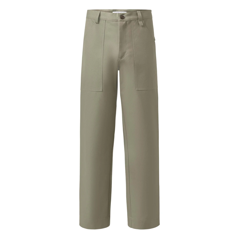 Maison Kitsuné Werkbroek met nut Gray Dames