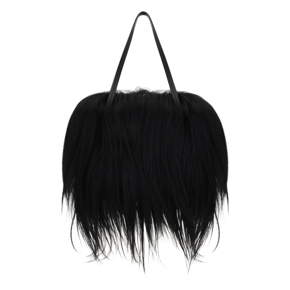 Jil Sander Zwarte Goji Handvat Tassen Black Dames