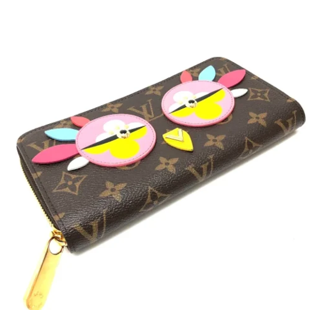 Louis Vuitton Vintage Pre-owned Canvas wallets Brown Dames
