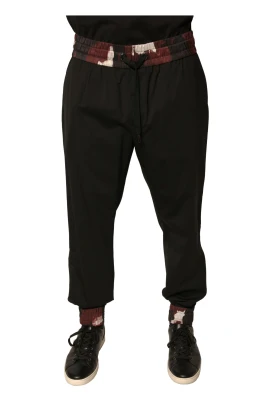 Camouflage Jogger Cargo Byxor med Dragsko