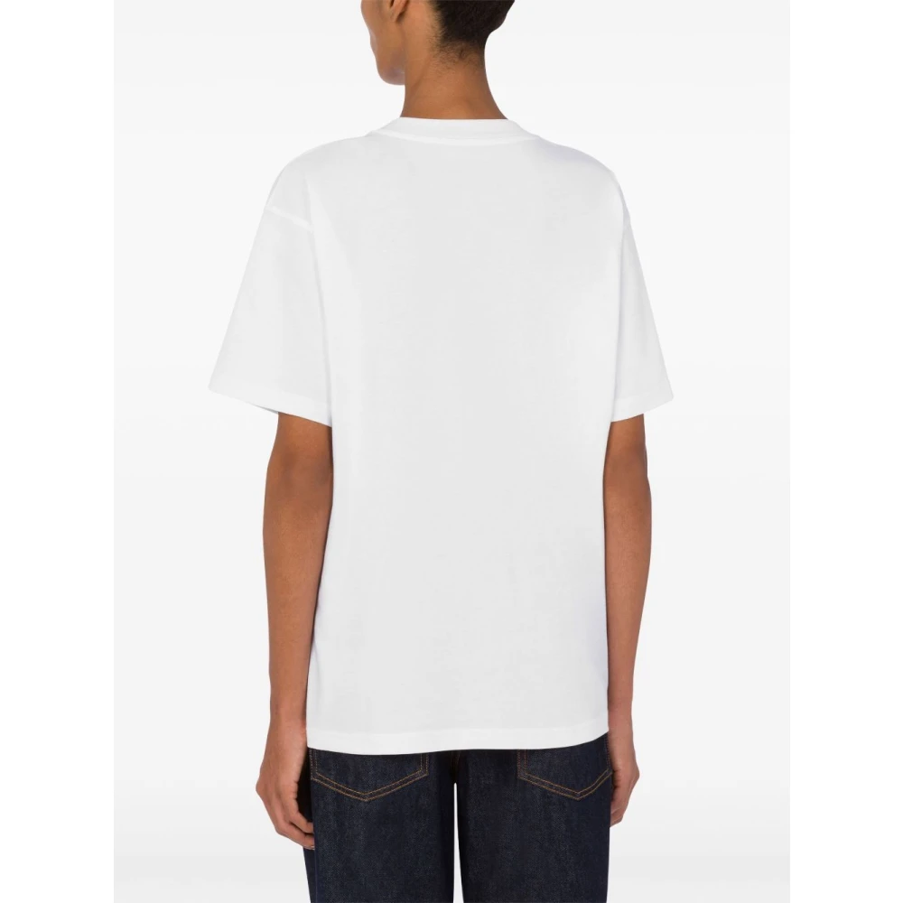 Moschino Stijlvolle T-shirts en Polos White Dames