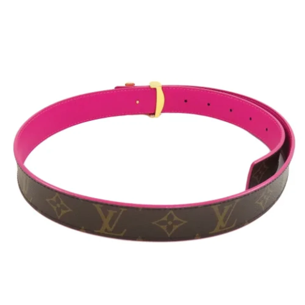 Louis Vuitton Vintage Pre-owned Leather belts Brown Dames
