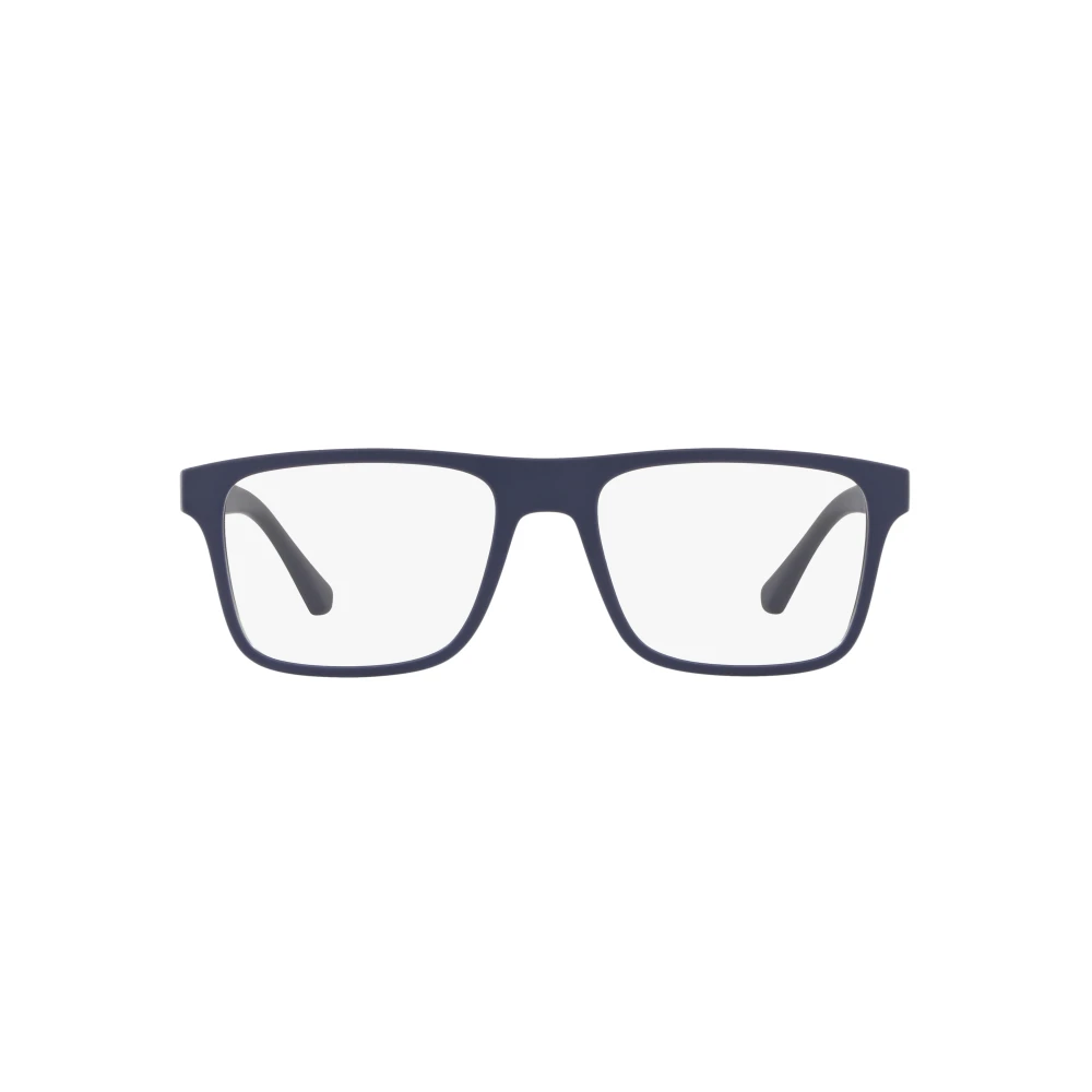 Emporio Armani Men's Blue Rectangle Sunglasses - Glasses - 54 Mm - Accessories