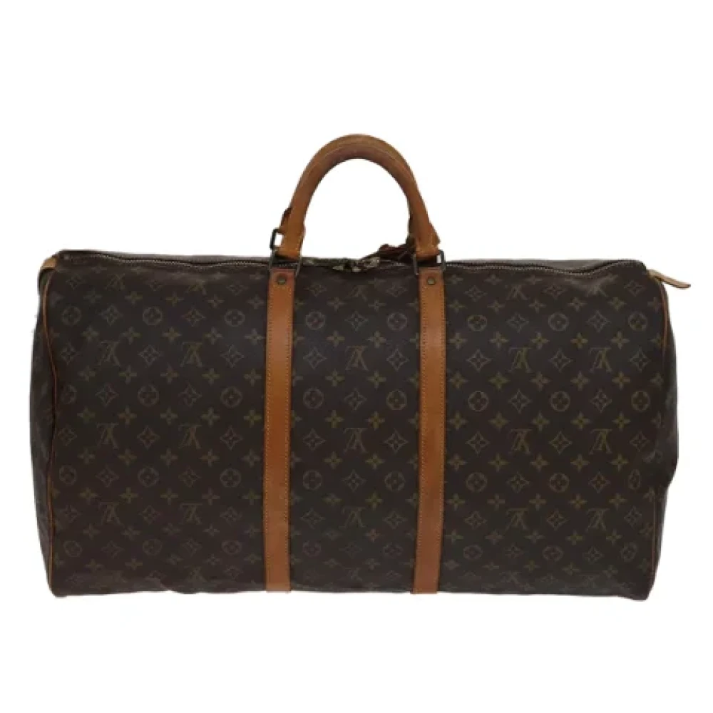 Louis Vuitton Vintage Pre-owned Canvas travel-bags Brown Dames