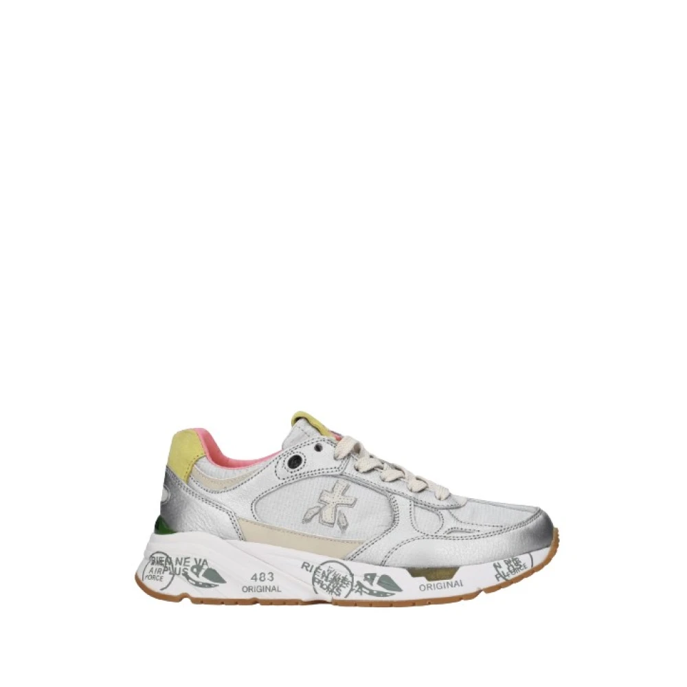 Premiata Women's Gray Sneakers, 7 Uk, Mased Trainers